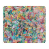 Rosenknospe Deko Glass Cutting Board Schneidebrett (Vorderseite)