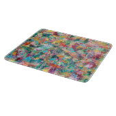 Rosenknospe Deko Glass Cutting Board Schneidebrett (Ecke)