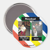 Rosenknospe Dunk Kühlschrank Magnet (Vorderseite/Rückseite)