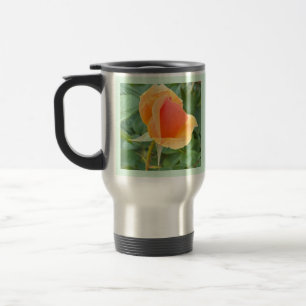 Rosenknospe Foto Travel Mug Reisebecher