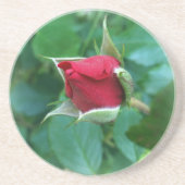 Rosenknospe Getränkeuntersetzer (Vorne)