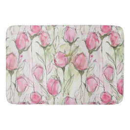 Rosenknospe in Rosa Badematte