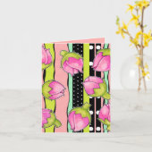 Rosenknospe Join-Farbmuster Note Card Karte (Gelbe Blume)