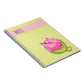 Rosenknospe Joy Green Notebook Notizblock (Rechte Seite)