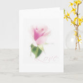 Rosenknospe Karte (Gelbe Blume)