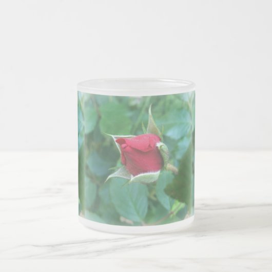 Rosenknospe Mattglastasse (Mittel)