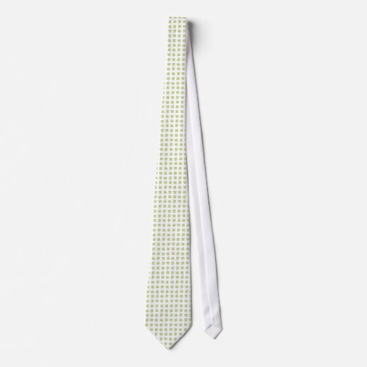 Rosenknospe Mini-print Necktie Krawatte (Vorderseite)