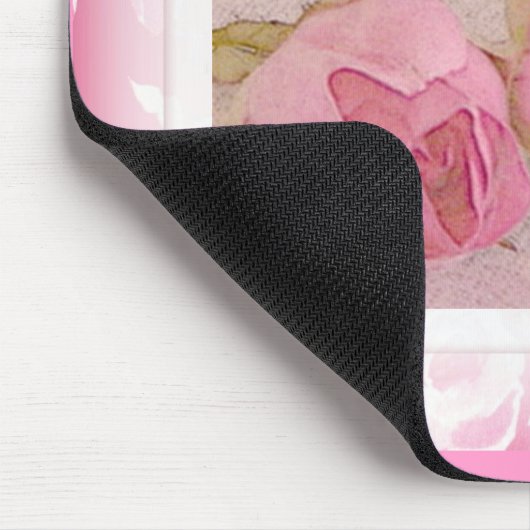 Rosenknospe Mousepad (Ecke)