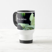 Rosenknospe Nach dem Regen Personalisiert Reisebecher (Vorderseite Links)