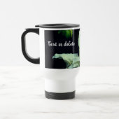 Rosenknospe Nach dem Regen Personalisiert Reisebecher (Links)