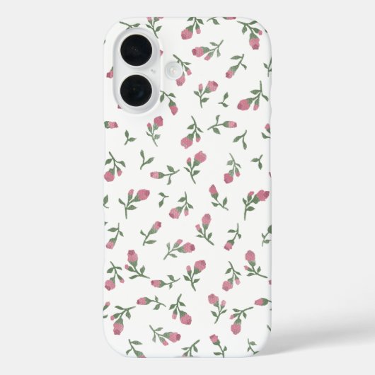 Rosenknospe Phone Case (Rückseite)
