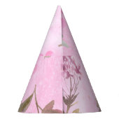 Rosenknospe, Polka Punkte: Sommerblumen. Partyhütchen (Rückseite)