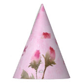 Rosenknospe, Polka Punkte: Sommerblumen. Partyhütchen (Links)