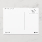 Rosenknospe Postkarte (Rückseite)