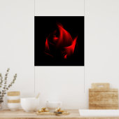 Rosenknospe Print Poster (Küche)