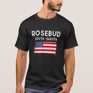 Rosenknospe South Dakota USA Staat America Travel  T-Shirt