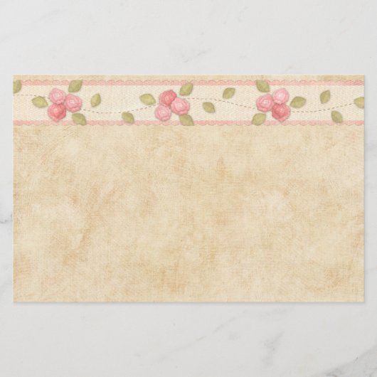 Rosenknospe stationär briefpapier (Vorderseite)