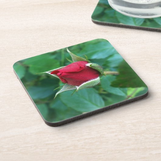 Rosenknospe Untersetzer (Linke Seite)