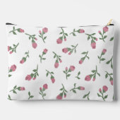Rosenknospe Zipper Pouch - Groß Zubehörtasche (Rückseite)