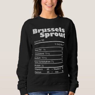 Rosenkohl Ernährungsfakten Thanksgiving Chris Sweatshirt