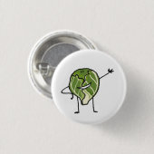 Rosenkohl-Knopf Button (Vorne & Hinten)