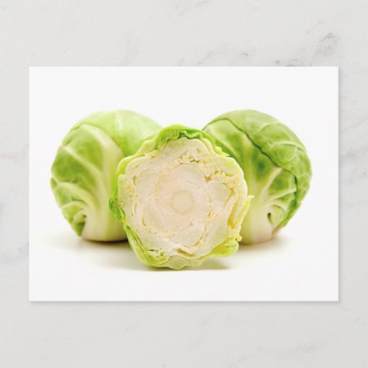 Rosenkohl Postkarte (Vorderseite)