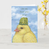 Rosenkohl und Peak-Karte Karte (Gelbe Blume)