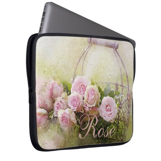 Rosenkorb Laptopschutzhülle (Vorne Rechts)