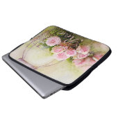 Rosenkorb Laptopschutzhülle (Vorne Knopf)