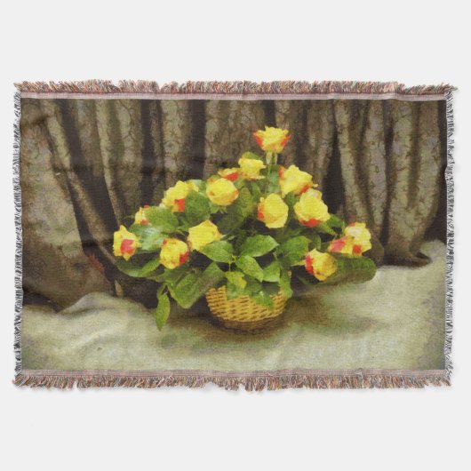 Rosenkörbe Decke (Vorderseite)