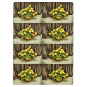 Rosenkörbe Klemmbrett (Rückseite)