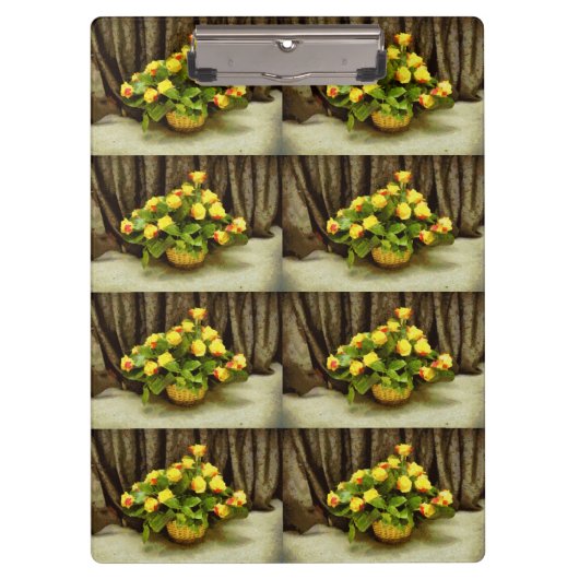 Rosenkörbe Klemmbrett (Vorderseite)