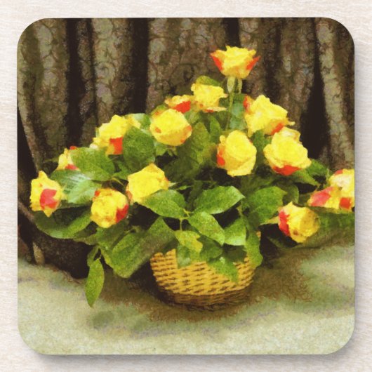 Rosenkörbe Untersetzer (Vorderseite)