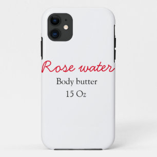 Rosenkörperbutter fügen Sie Ihren Text Namen benut Case-Mate iPhone Hülle