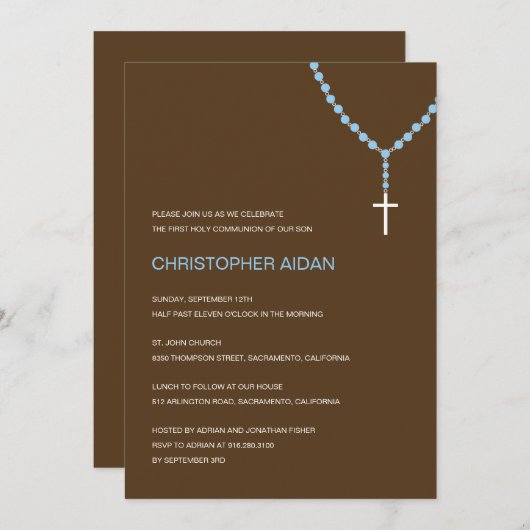 Rosenkranz/Erste Einladung (Vorne/Hinten)