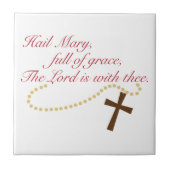 Rosenkranz Fliese (Vorderseite)