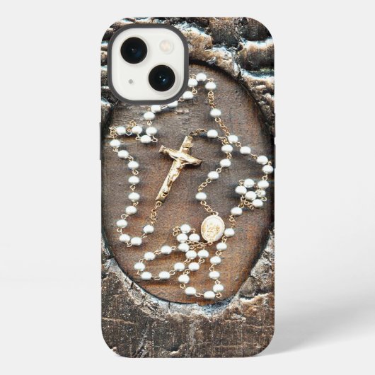 Rosenkranz iPhone Hülle (Rückseite)