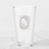 Rosenkranz Liebe Valentinstag Glaskelch Glas (Rückseite)