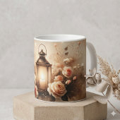 Rosenlaternen-Glow-Sträußchen Kaffeetasse