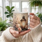 Rosenlaternen-Glow-Sträußchen Kaffeetasse