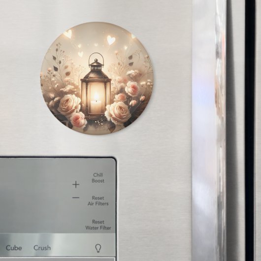 Rosenlaternen-Glühbouquet Magnet (In Situ (Kühlschrank))