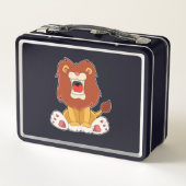 Rosenlion Metall Brotdose (Rückseite)