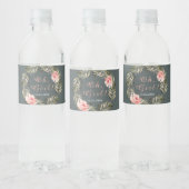 Rosenmädchen Wasserflaschenetikett (Flaschen)