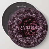 Rosenmandala button (Vorne & Hinten)