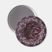 Rosenmandala magnet (Vorderseite/Rückseite)