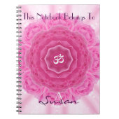 RosenMandala, Notizbuch Notizblock (Vorderseite)