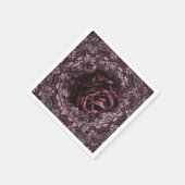 Rosenmandala serviette (Ecke)