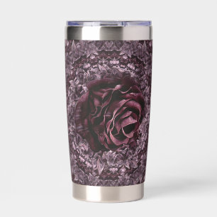 Rosenmandala thermobecher