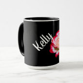 Rosenmonogramm-Kaffee-Tasse Tasse (Vorderseite Links)