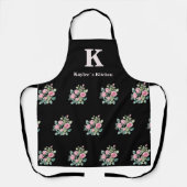 Rosenmonogramm Schürze (Vorderseite)
